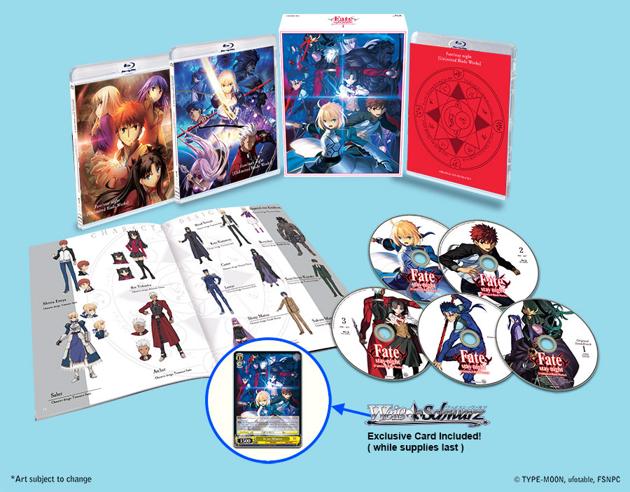 Blu Ray And Dvd Fate Stay Night Unlimited Blade Works Usa Official Website